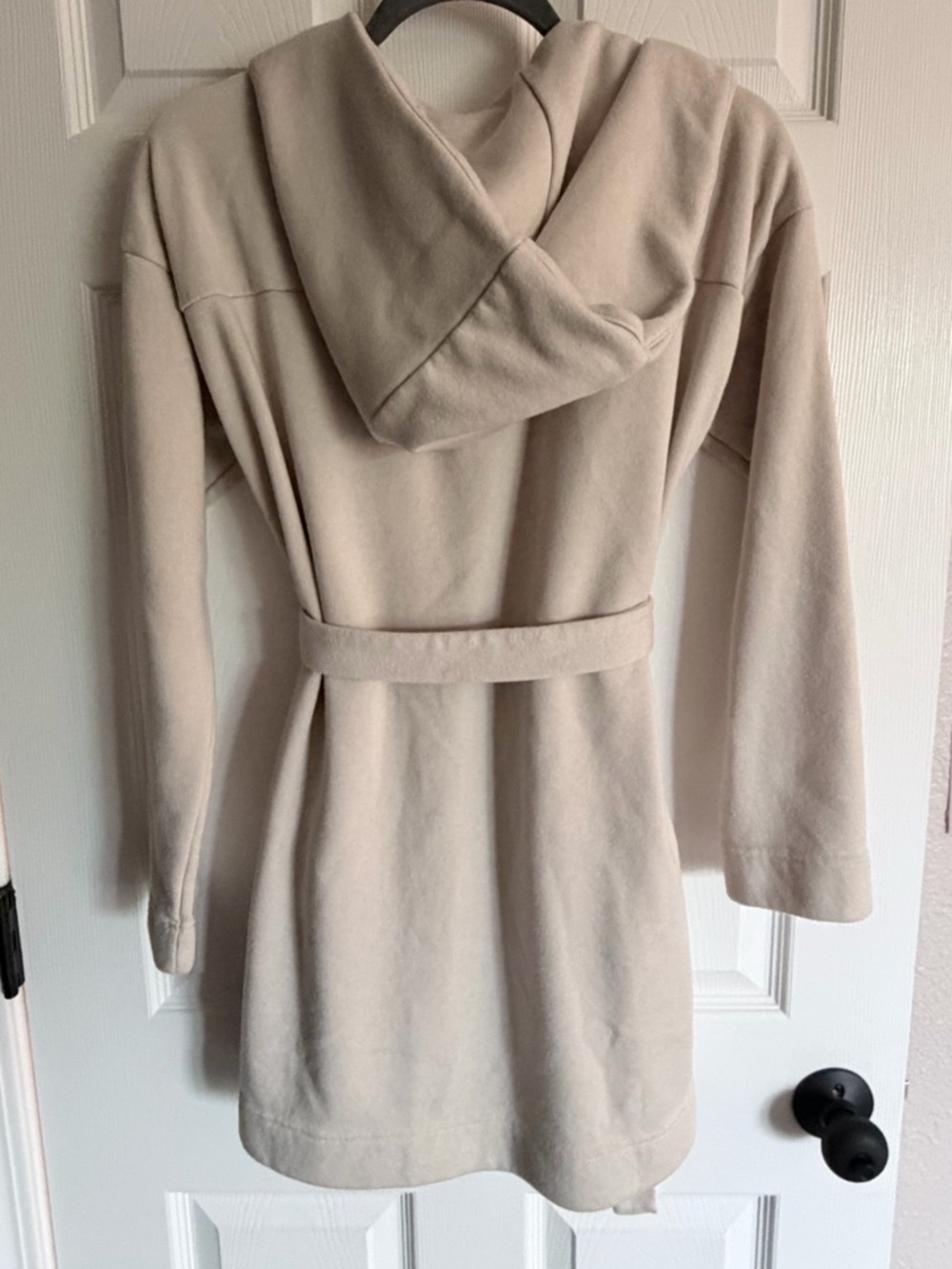 Z Supply Cream Hooded Fleece Wrap - Picture 2 of 6